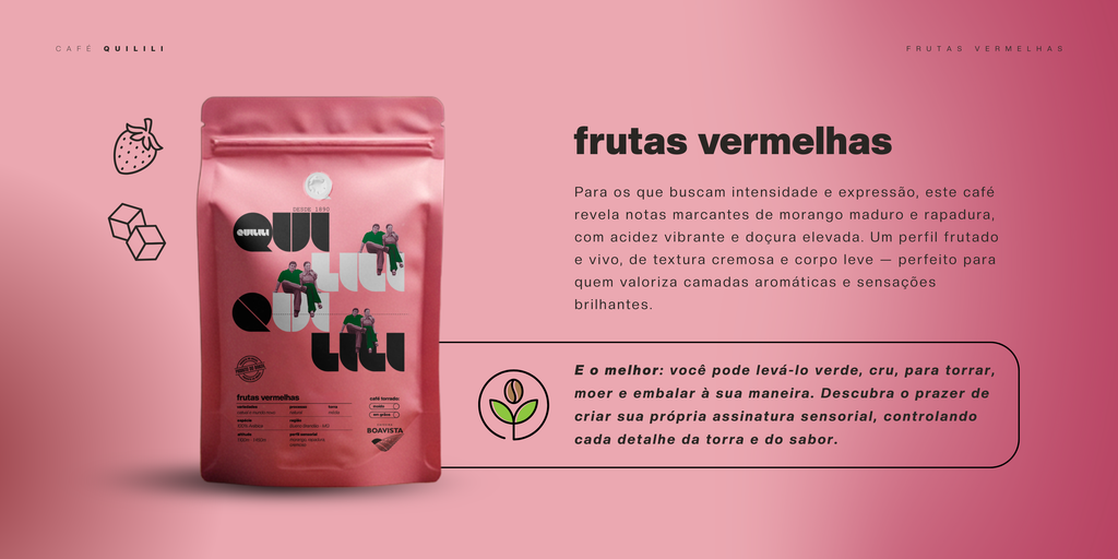 Café especial Quilili - Frutas Vermelhas