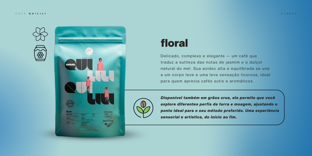 Café especial Quilili - Floral