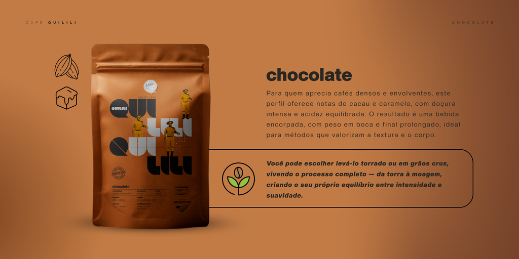Café especial Quilili - Chocolate
